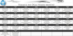 yemek menüsü