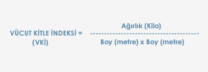 bmi vki formülü