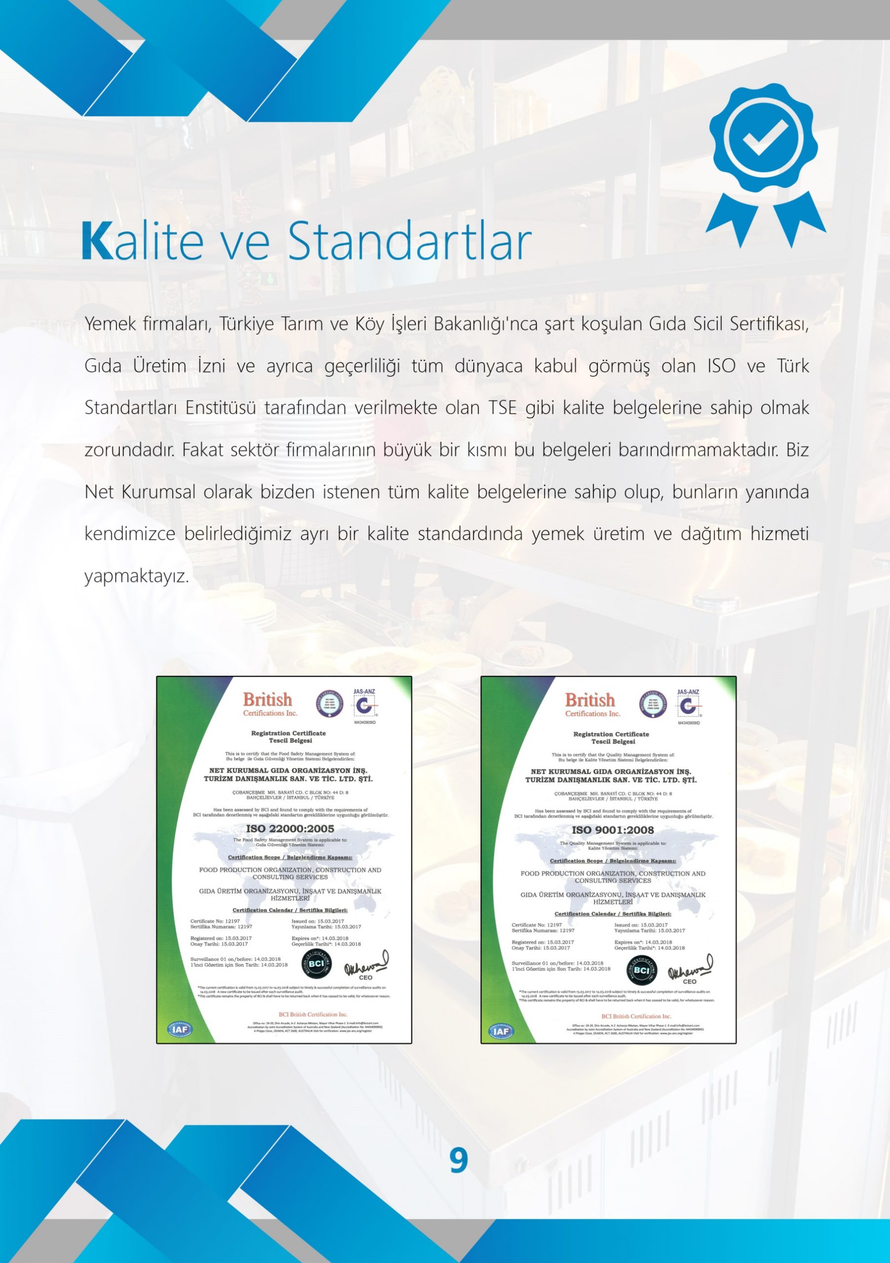 Net Kurumsal Tanıtım Dosyası 9 Sayfası